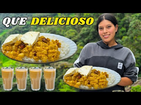 Como preparar MOTE PILLO en el campo a mi manera.| Delia