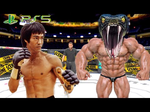UFC4 Bruce Lee vs. Evil Snake EA Sports UFC 4