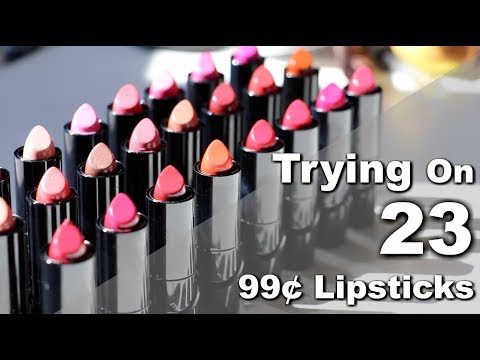 Trying On Every Wet n Wild Silk Finish Lipstick | Bailey B. Video