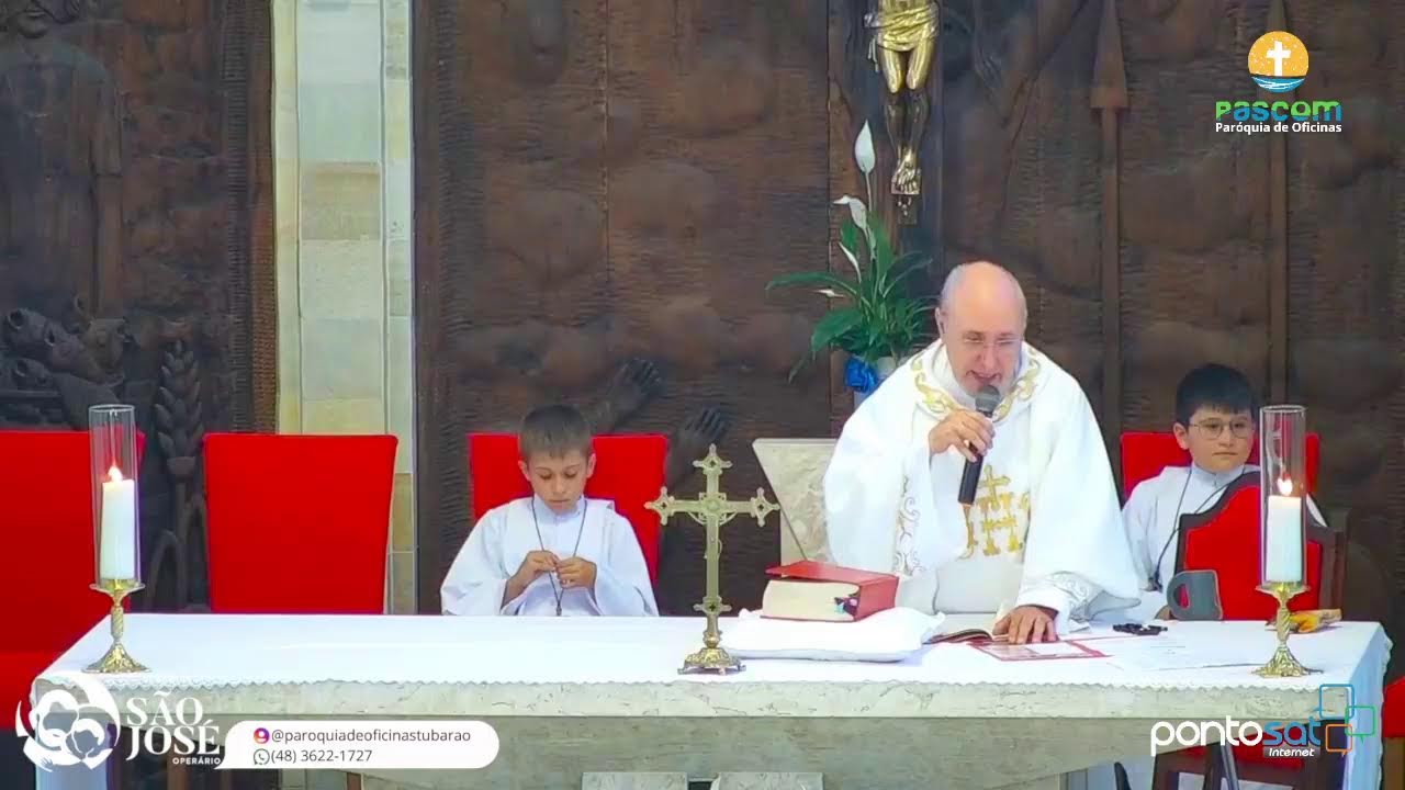 Missa e Novena à São José e pela Saúde. Sexta-Feira 31-01 às 16H com Pe. Rogério Ramos.