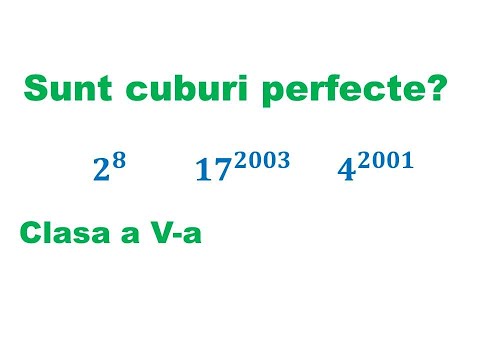 CUBURI PERFECTE Clasa 5 #cuburiperfecte #matematicaclasa5