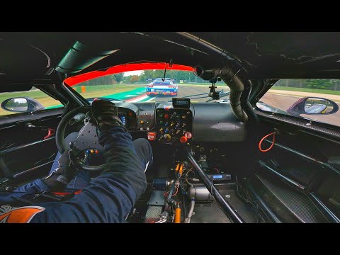 Thumbnail for Onboard the 7.0 V8 powered 2009 Mosler MT900R EVO GT2/c racecar at Imola feat. RAW engine sounds! by rall, video, rally, Car, vide