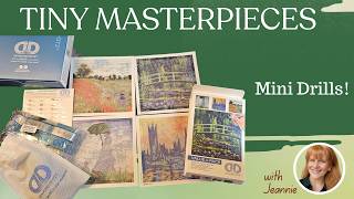 Masters Quartet Mini Dotz Unboxing - 4 Classic Art Canvases - #monet #renoir #diamondart