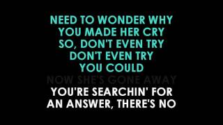 Bryan Adams  Don&#39;t Even Try karaoke