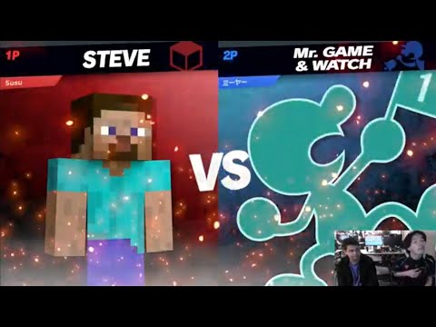 MiYa ミーヤー (Mr. Game & Watch, Steve) vs Susu (Steve) - Tokyo Smash Bootcamp | 02 May '24