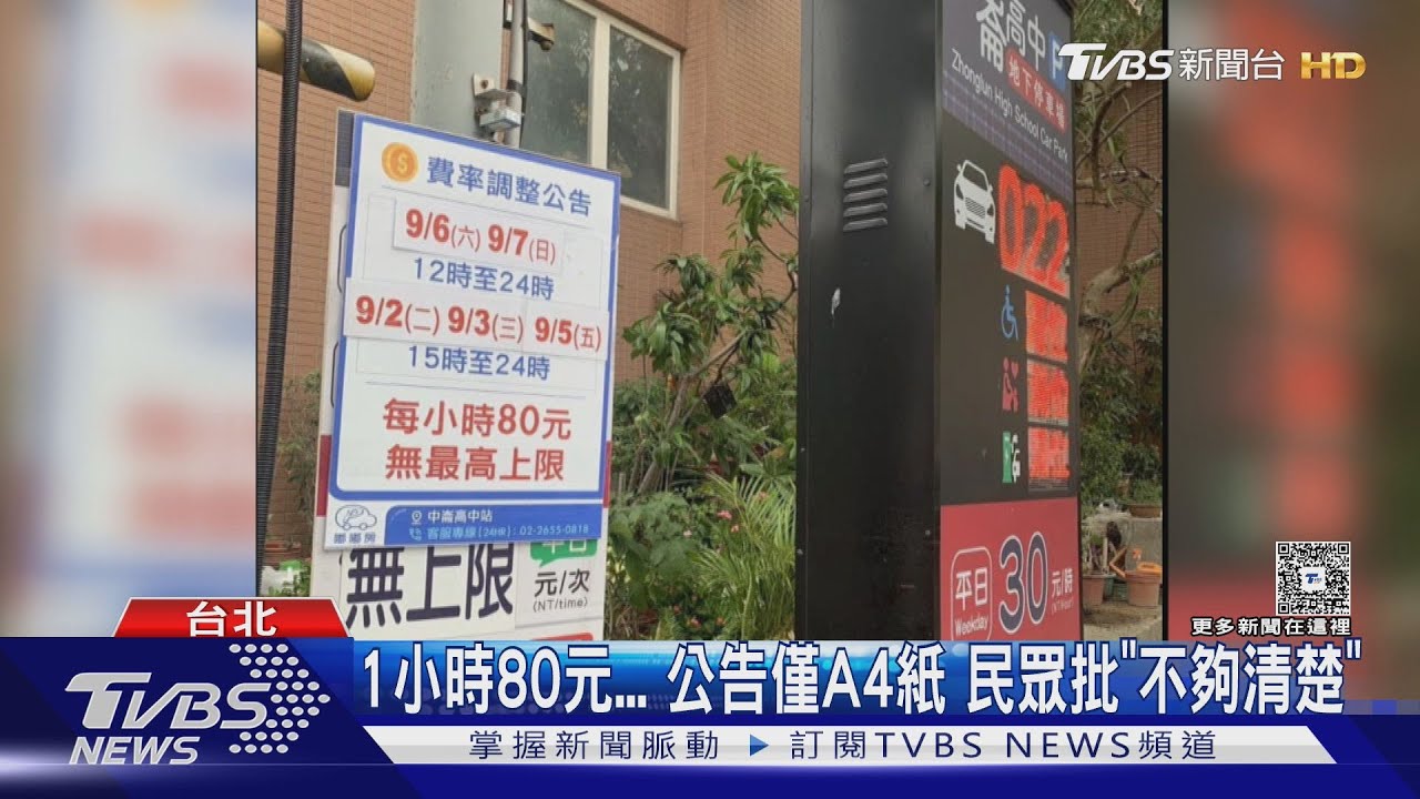 大巨蛋周邊停車場活動日暴漲3倍 男怒「公告太小」難察覺