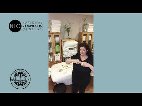 2 Minute Dry Brushing for Lymphatic Drainage - Shown the Best way by a Lymphedema Massage Therapist