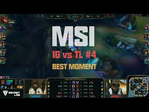 【MSI2019】BEST MOMENTS#4 OF IG vs  TL  ( Invictus Gaming vs  Team Liquid)