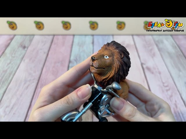 Фигурка Lanson Toys Животные на мотоцикле в ассортименте 10см - видео