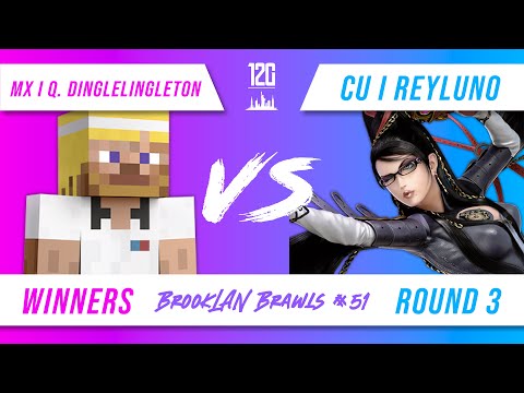 BrookLAN Brawls 51 - MX | Q. Dinglelingleton (Steve) v. CU | Reyluno (Bayonetta) - Winners Round 3