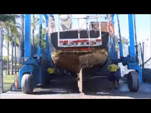 50 ft Hartley Tahitian Slipping & cleaning PART2