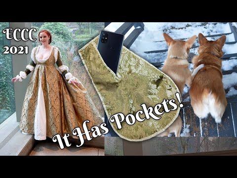 I Make Renaissance Pockets | Ever After at ECCC 2021 | Bonus: Snow Adventures!