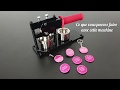Vidéo Machine à badges professionnelle 38mm