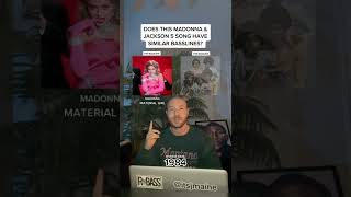 Does This Madonna &amp; Jackson 5 Song Share A Similar Bassline? #shorts #madonna #michaeljackson