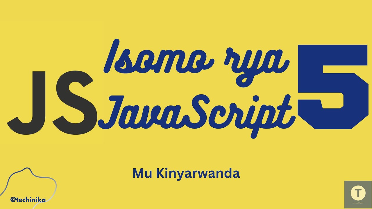 Thumbnail for Sobanukirwa Variables n'uko zikoreshwa
