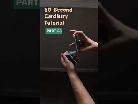 Beginner Cardistry / 60-Second Tutorial - Part 53 #cardistry #tutorial #beginner #cards #magic
