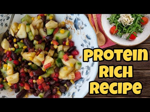 Healthy High Protein Salad Recipe for Lunch, Dinner - How to Lose Weight Fast With Salad
