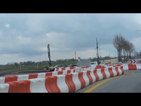 Kiezmark DK7. Budowa Drogi Krajowej nr 7 w Kiezmarku.