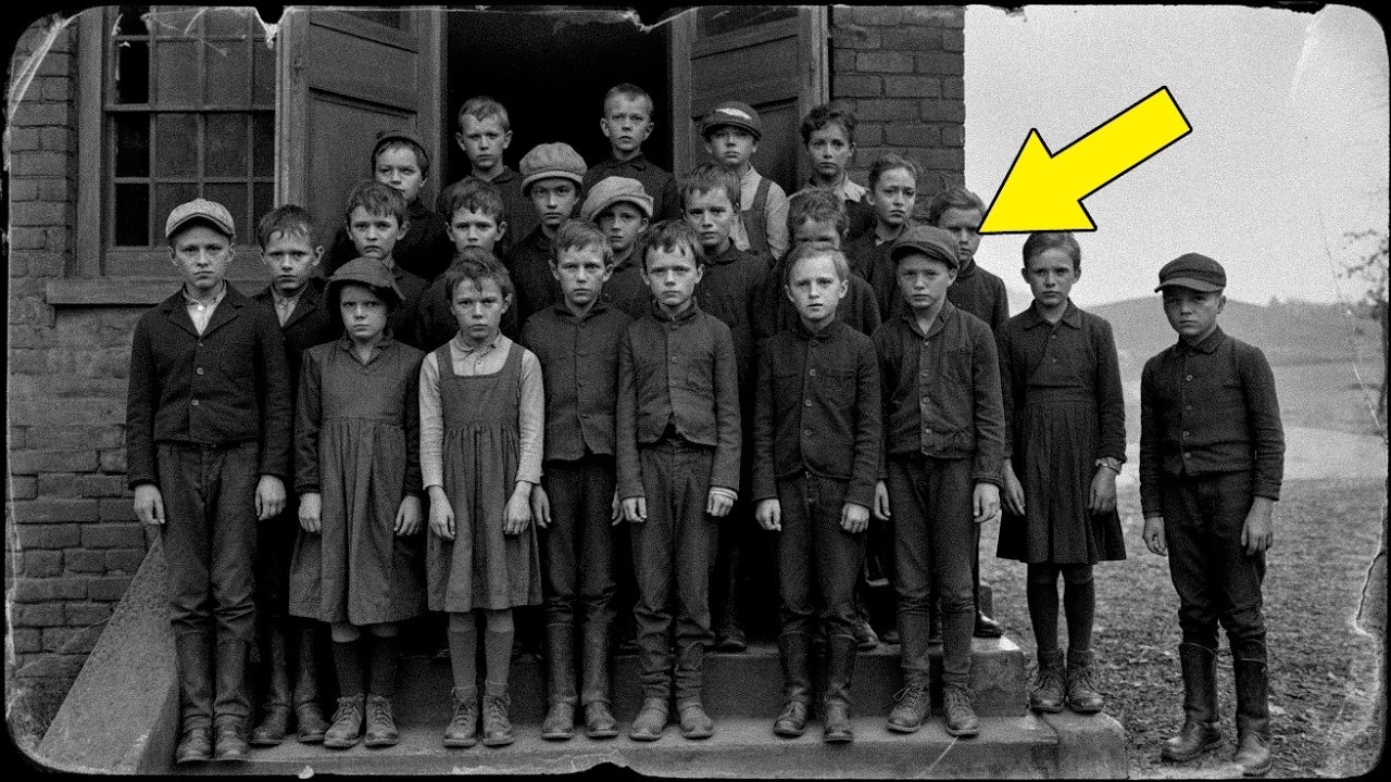 It was a 1903 school portrait — until the face of someone dead appeared among the students
