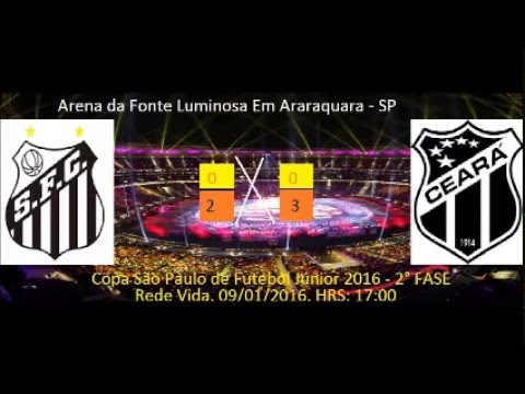 Copa São Paulo de Futebol 2016 Santos Sp 0 (2) x (4) 0 Ceara Ce