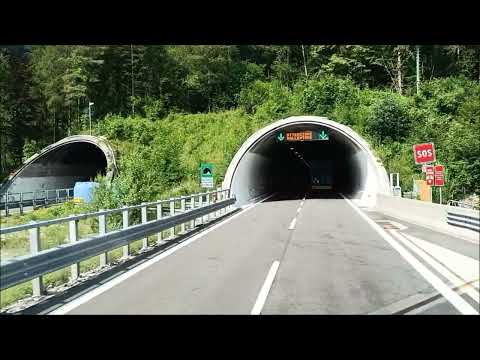 ITALY,  A23, AUTOSTRADA ALPE - ADRIA, TARVISIO - UDINE, part 3
