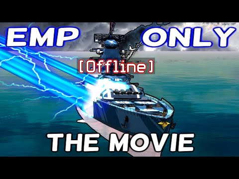 I Broke The AI Of Battleships With EMP Weapons | EMP Only | FULL Playthrough | From The Depths Movie