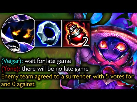 THEY ARE SCARED OF VEIGAR'S LATE GAME