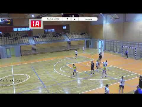 12.KROG 1.B DRL - ŽENSKE (2023/24): Ž.U.R.D. KOPER : ŠDRŠ VRHNIKA