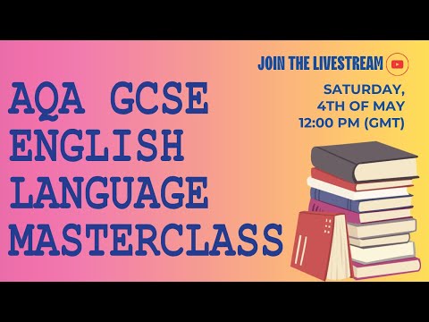 SCRBBLY MASTERCLASS #4 - AQA GCSE ENGLISH LANGUAGE P1 & P2