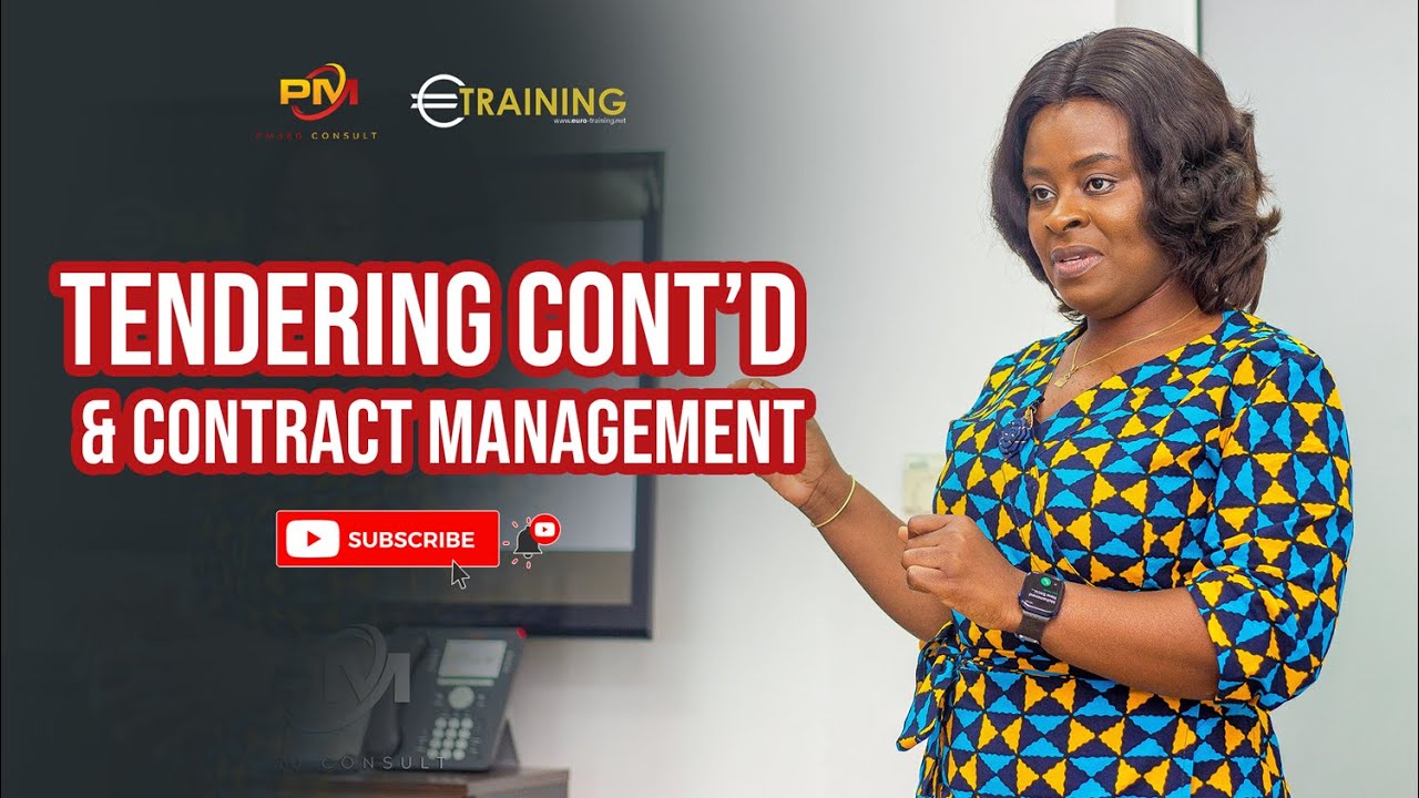 Procurement Lecture 3 - How to explain the details of the tendering process in simple terms