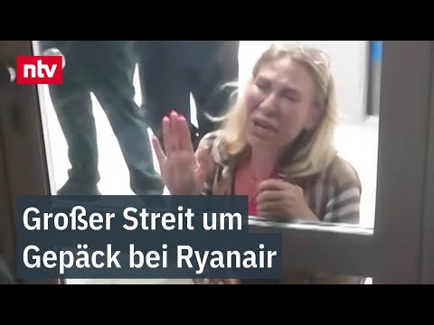 Streit um Gepäckstück auf Ryanair-Flug geht viral - "Tasche überschritt zulässige Größe"