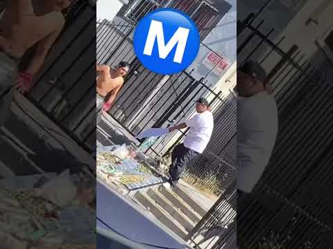 MS13 member destroy a memorial of a fallen 18st gang member