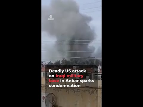 Deadly US attack on Iraqi military base sparks condemnation | AJ #shorts