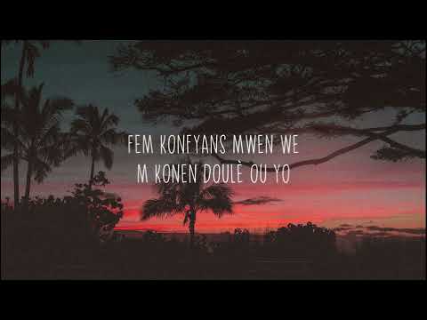 PALE AVÈ M' - (LYRIC VIDEO) | CLAIRE CALIXTE