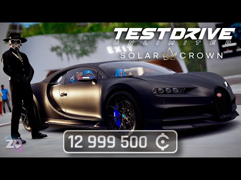 MOST EXPENSIVE Bugatti Chiron Sport 110 Ans Tuning - TEST DRIVE UNLIMITED SOLAR CROWN