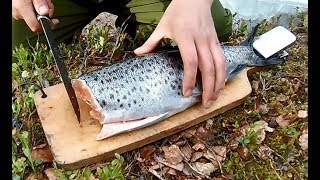 Как ловить кумжу летом на кольском полуострове