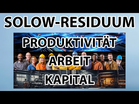 SOLOW RESIDUAL explained | deriving and calculating (Solow Residual, Growth Accounting)