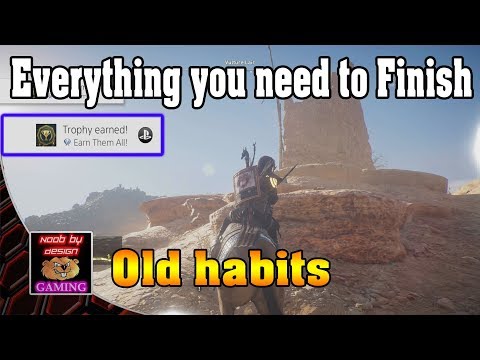 Assassins Creed Origins - Old Habits - Trophy / Achievement