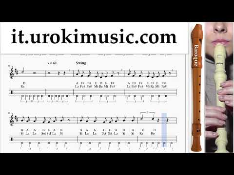 Lezioni di Flauto Dolce B. Imagine Dragons - Next To Me Tutorial Spartito um-ih276