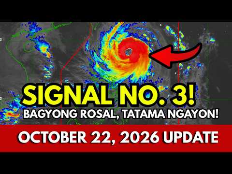 ⚠️ SIGNAL NO. 3 DITO! SUPER TYPHOON “ROSAL” TATAMA NA SA LUZON NGAYONG ARAW!