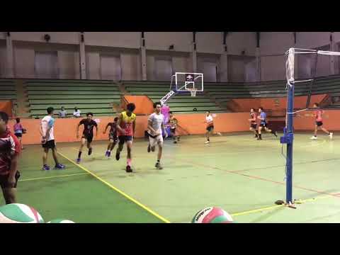 Sesi latihan tim bola voli porprov 2022 Badung ayooo gaskan