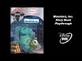 Monsters Inc Read Along Story DVD Playthrough Gameplay