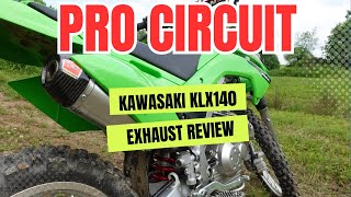 Pro Circuit Exhaust - KLX140 Sound & Install!