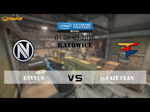EnVyUs vs. FaZe Clan | Gruppe B, IEM Katowice 2016 | de_train