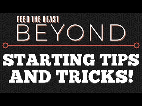FTB Beyond Starting Tips + Tricks - FAST QUARRY!