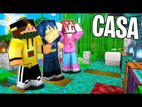 HO COSTRUITO LA NUOVA CASA DI STEF E PHERE nella BIG VANILLA Minecraft ITA