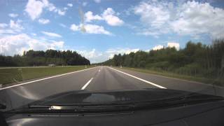 preview picture of video 'Ukmergė - Motorway (Automagistralė) A2 - Panevėžys, 63 km, 9 Jul 2011'
