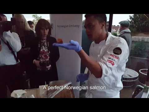 Norwegian Smoked Salmon By Flying Culinary Circus