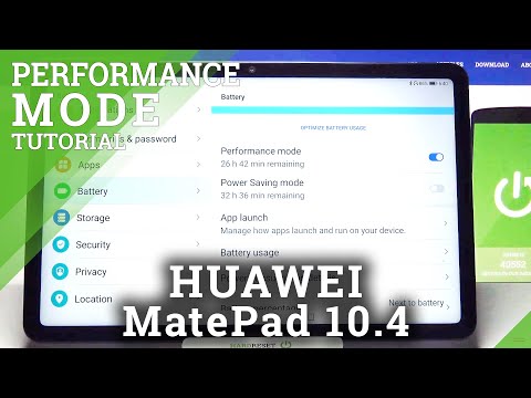 How to Turn On Performance Mode in HUAWEI MatePad 10.4 – High Efficiency