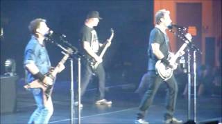 Nickelback ~ Flat on the Floor Fight for all the wrong reasons Because of you ~ Birmingham 141016